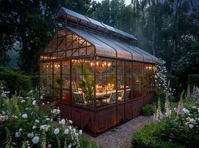 گلخانه شیشه ای